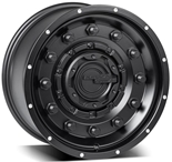 STATUSFÄLGAR A208 FLATBLACK MILLED RIVETS