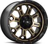 R-SERIES R12 POLISHED BRONZE & BLACK