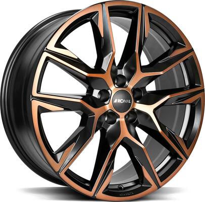 RONAL R71 JET BLACK COPPER MATT FRONT CU