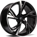 STATUSFÄLGAR RICH BLACK FRONT POLISHED
