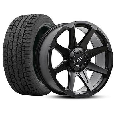 ABS WHEELS 273524  DIRT A.T D05 FLATBLACK + PRICE PACK 275/60R20 WOWTO